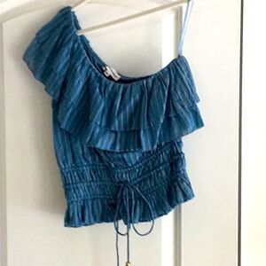 Karina Grimaldi one shoulder top XS
